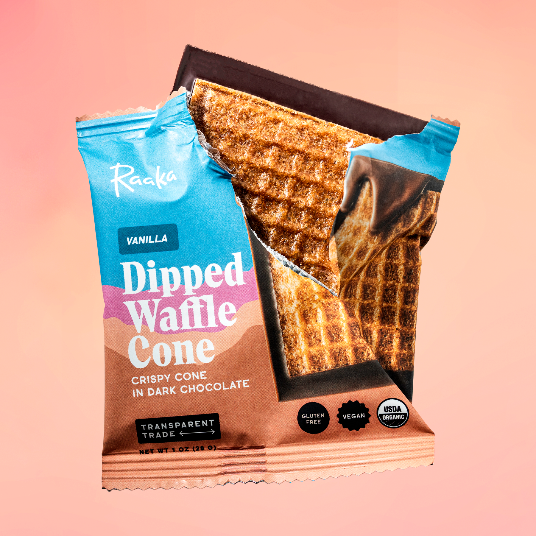 Vanilla Dipped Waffle Cone - Airy Complete Cone Assortment